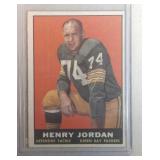 1961 Topps Henry Jordan ROOKIE CARD  Green Bay