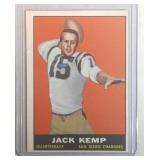 1961 Topps Jack Kemp ROOKIE CARD  San Diego