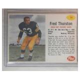 1962 Post Cereal Fuzzy Thurston ROOKIE CARD Green
