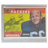 1968 Topps Ray NitschkeGreen Bay Packers Illinois