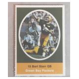 1972 Sunoco Stamps Bart Starr  Green Bay Packers