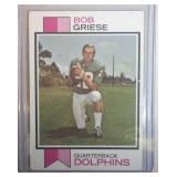 1973 Topps Bob Griese - Miami Dolphins Purdue