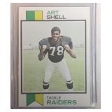 1973 Topps Art Shell ROOKIE CARD  Oakland Raiders