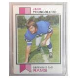 1973 Topps Jack Youngblood ROOKIE CARDLos Angeles