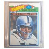 1977 Topps Dave Casper ROOKIE CARDOakland Raiders