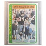 1978 Topps Walter Payton Highlights Chicago Bears