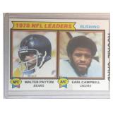 1979 Topps Walter Payton / Earl Campbell Rushing