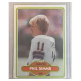 1980 Topps Phil Simms ROOKIE CARD New York Giants