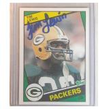 AUTOGRAPHED 1984 Topps Tim Lewis ROOKIE CARD-Green