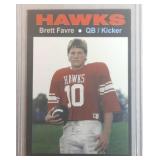 RARE 1987 Brett Favre ROOKIE CARD Glory Days-Green