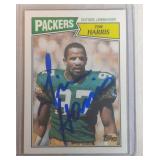 AUTOGRAPHED 1987 Topps Tim Harris ROOKIE CARD -