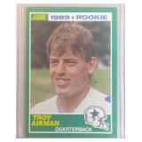 1989 Score Troy Aikman ROOKIE CARD Dallas Cowboys