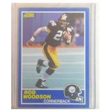 1989 Score Rod Woodson ROOKIE CARD  Pittsburgh