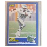 1989 Score Cris Carter ROOKIE CARD  Minnesota