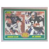 1989 Score Bo Jackson Great CombosOakland Raiders