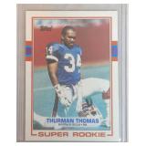 1989 Topps Thurman Thomas ROOKIE CARD  Buffalo