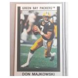 1989 Panini Don Majkowski ROOKIE CARD  Green Bay