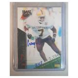 AUTOGRAPHED 1995 Craig Newsome ROOKIE CARD  Green