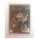 1999 Danbury Mint Jim Taylor 22K Gold Legends -