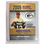 2005 GOLD Rookie Phenoms Aaron Rodgers ROOKIE CARD