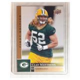 2009 Upper Deck Clay Matthews ROOKIE CARD First