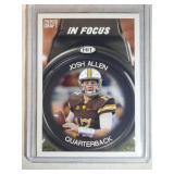 2018 HIT Josh Allen ROOKIE CARD In Focus  Buffalo