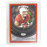 2018 HIT Christian McCaffrey ROOKIE CARD In Focus