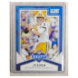 2020 Score Draft Joe Burrow ROOKIE CARDCincinnati