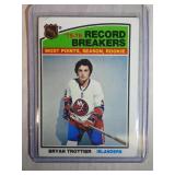 1976-77 Topps Bryan Trottier ROOKIE CARD Record