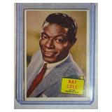 1957 Topps Nat King Cole HIT STARS ROOKIE CARD