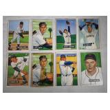 eight 1951 Bowman Baseball cards