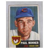 1953 Topps Baseball Paul Minner #92