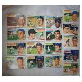 lot of 1955 Topps Baseball Cards-17 cards