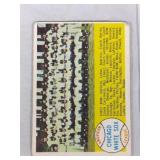 1957 Topps Baseball Chicago White Sox Team card