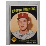 1959 Topps Baseball George Sparky Anderson #338