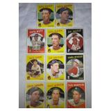 1959 Topps Baseball Stars or HOF-11 cards