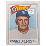 1960 Topps Baseball Casey Stengel #227
