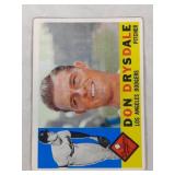 1960 Topps Baseball Don Drysdale #475