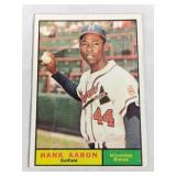 1961 Topps Baseball Hank Aaron #415
