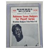 1961 Baseball Scoops Jackie Robinson #428