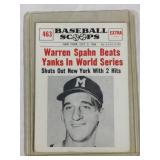 1961 Baseball Scoops Warren Spahn #463