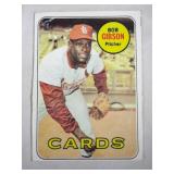 1969 Topps Baseball Bob Gibson #200