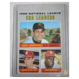 1970 Topps Baseball Juan Marichal/Bob Gibson #67