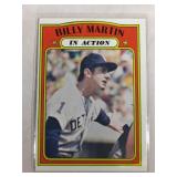 1971 Topps Baseball In-Action Billy Martin #34
