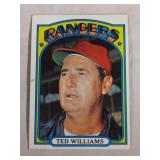 1972 Topps Baseball Ted Williams #510