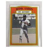 1972 Topps Baseball In-Action Hank Aaron #300