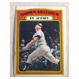 1972 Topps Baseball In-Action Harmon Killebrew #52