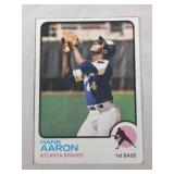 1973 Topps Baseball Hank Aaron #100