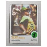 1973 Topps Baseball Reggie Jackson #255