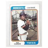 1974 Topps Baseball Rod Carew #50